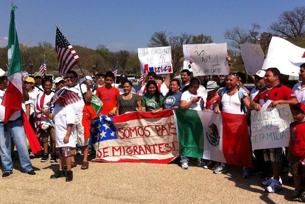 Immigrant families and supporters of immigration reform went to Washington Wednesday to plead Congress for a path to citizenship for more than 11 million undocumented Americans.