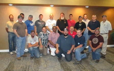 Class Participants: Jason Doerr, Harry Swick, Michael Thompson, Kenneth Newbury, Elijah Behrends, Sheldon Handke, Jesse Evenson, Vern Bartlett, Myron Magee, Matthew Walock, Kevin Pierce, James Cook, Michael Mueller, Jr., Frank Lackey, Michael Ferrell, Michael Warren