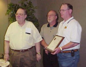 Franklin with certificate copy