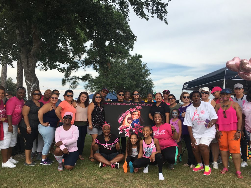 The 4th annual IAM Local 811 Picnic and Food Drive included a 5K walk for breast cancer awareness organized by the Local 811 Women’s Committee.