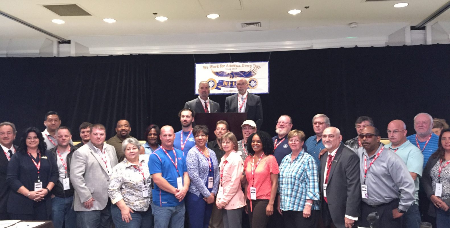 Armed Forces Veterans who were delegates to the 2016 NFFE Convention