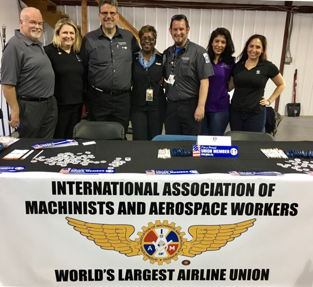 IAM Representatives Participate in Inaugural Aviation Career Day