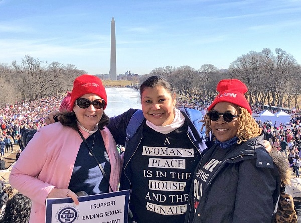 IAM Members Show Solidarity at 2018 Women’s March