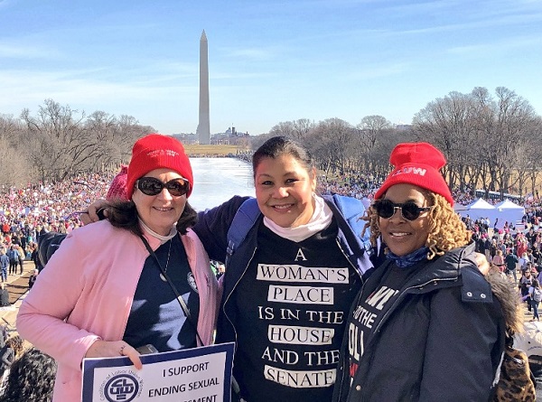 IAM Members Show Solidarity at 2018 Women’s March