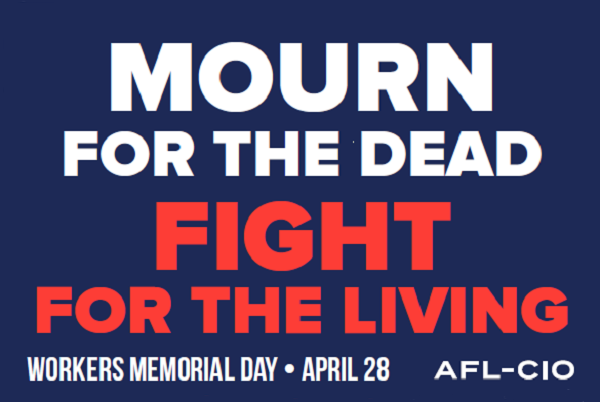 Machinists to Remember Fallen Workers on April 30