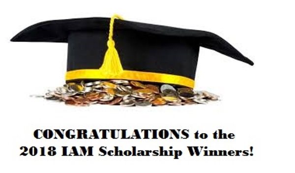 2018 IAM Scholarship Winners