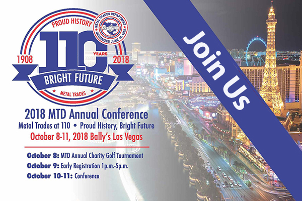 Register Now for the 2018 Metal Trades Conference