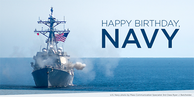 Happy Birthday, U.S. Navy