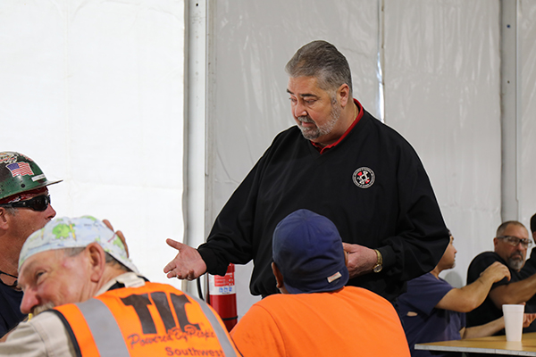 International President Martinez Visits Florida Members Recovering from Hurricane