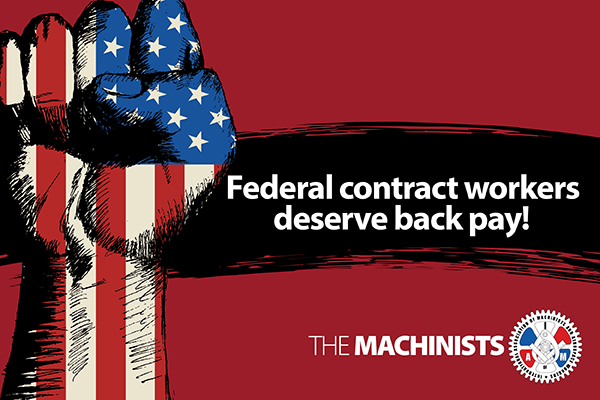 Tell Congress That Federal Contract Workers Deserve Back Pay, Too