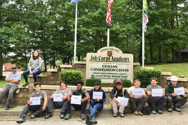 NFFE-IAM Members Mobilize to Save Job Corps Civilian Conservation Centers