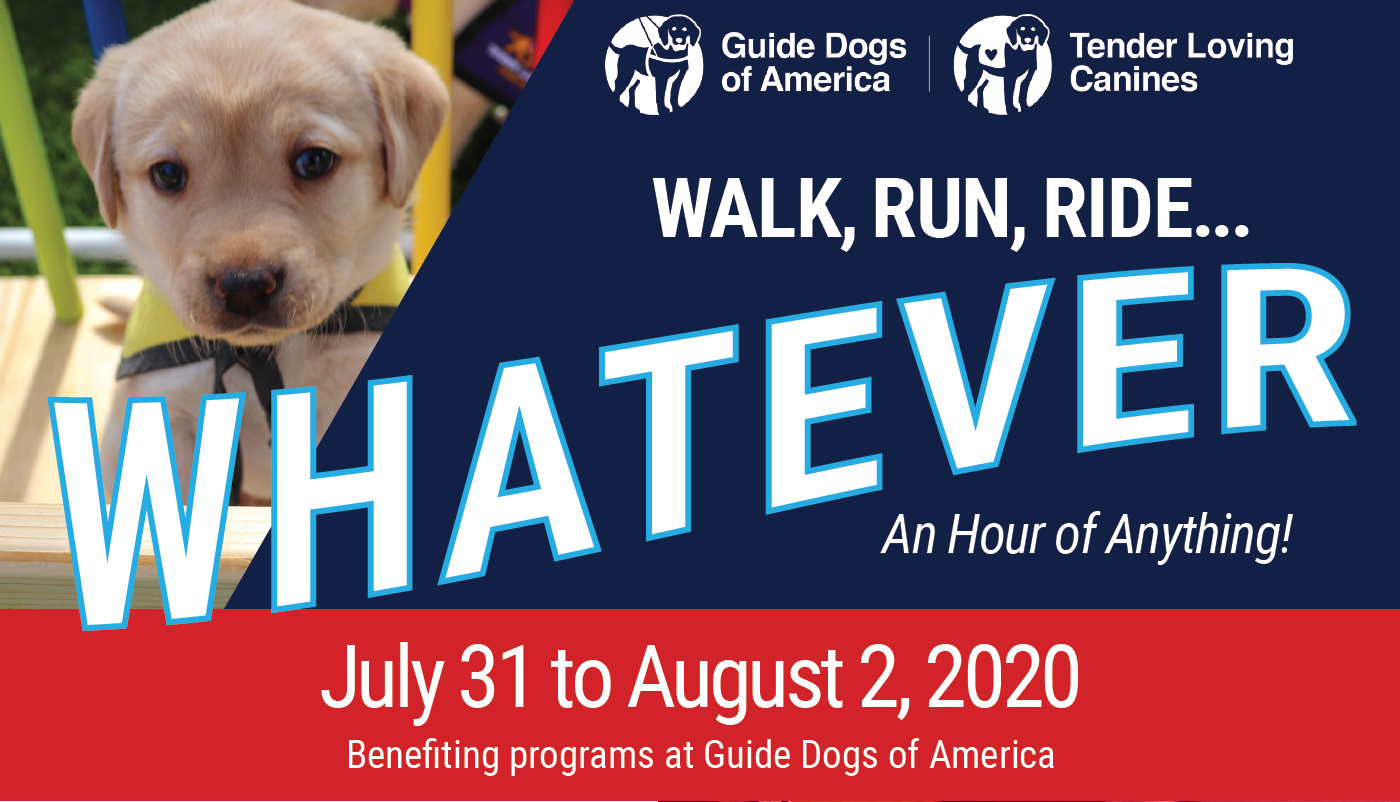 Walk, Run, Ride… Whatever for Guide Dogs of America