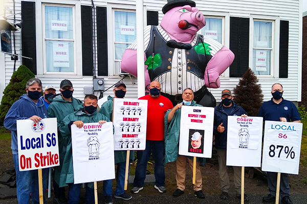 GVP Conigliaro Visits Local S6 Strike Line as Support Pours in for Maine Shipbuilders