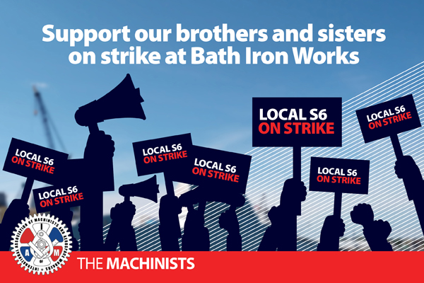 Machinists Union Asks Congress to Step in as General Dynamics Bath Iron Works Strike in Maine Enters Fourth Week