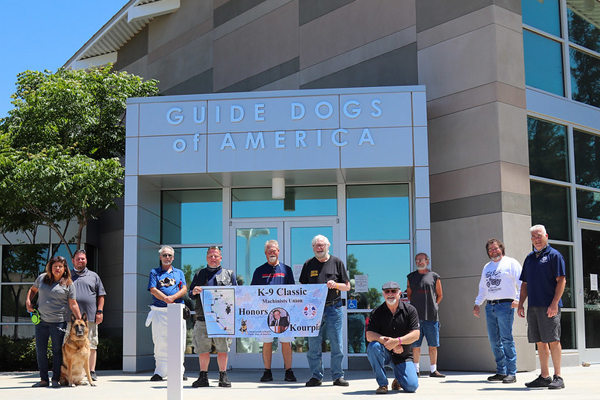 Machinists’ Kourpias Motorcycle Ride Raises More Than $50K for Guide Dogs