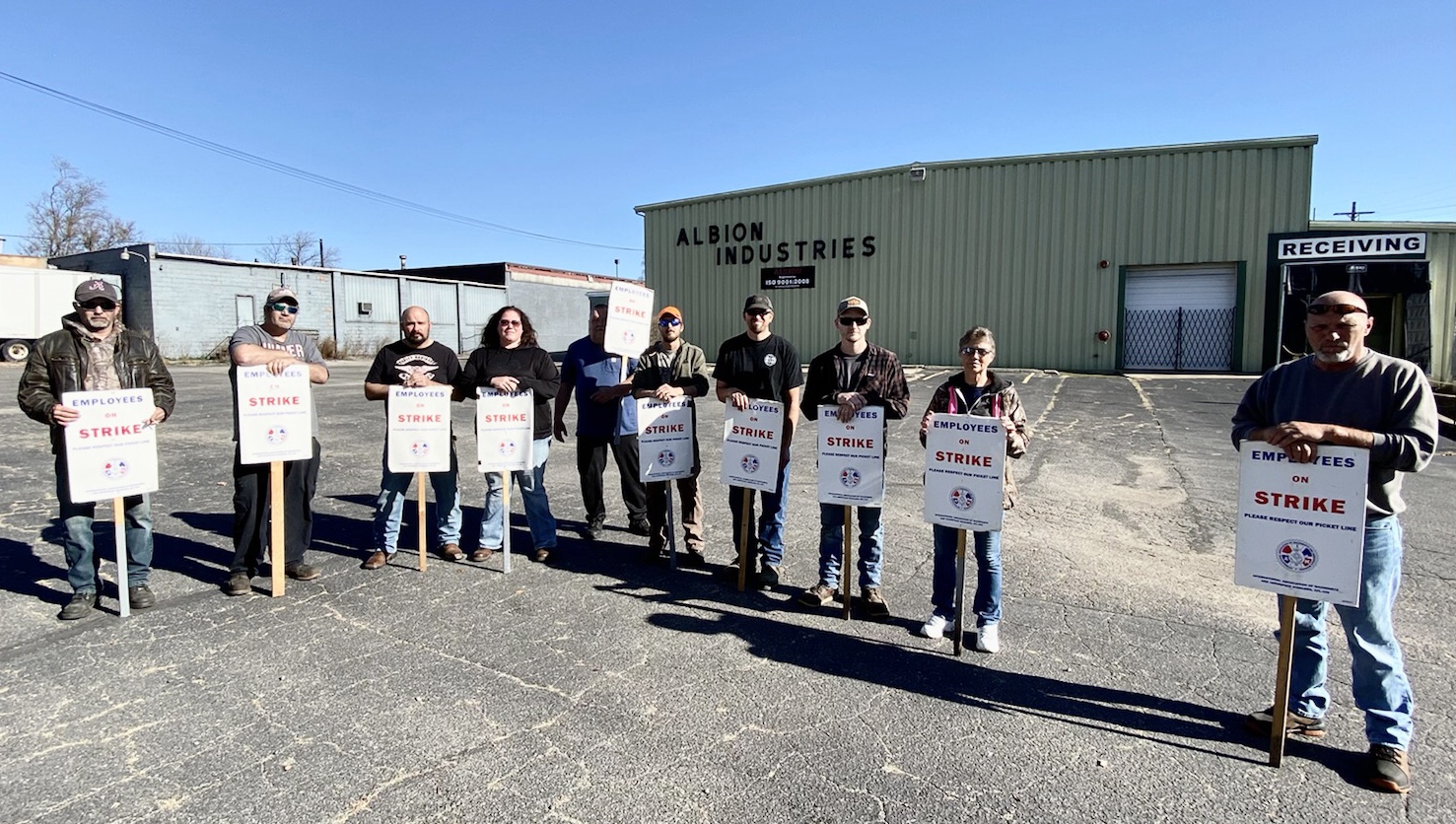 Solidarity with Michigan Local 435 Members Striking at Albion