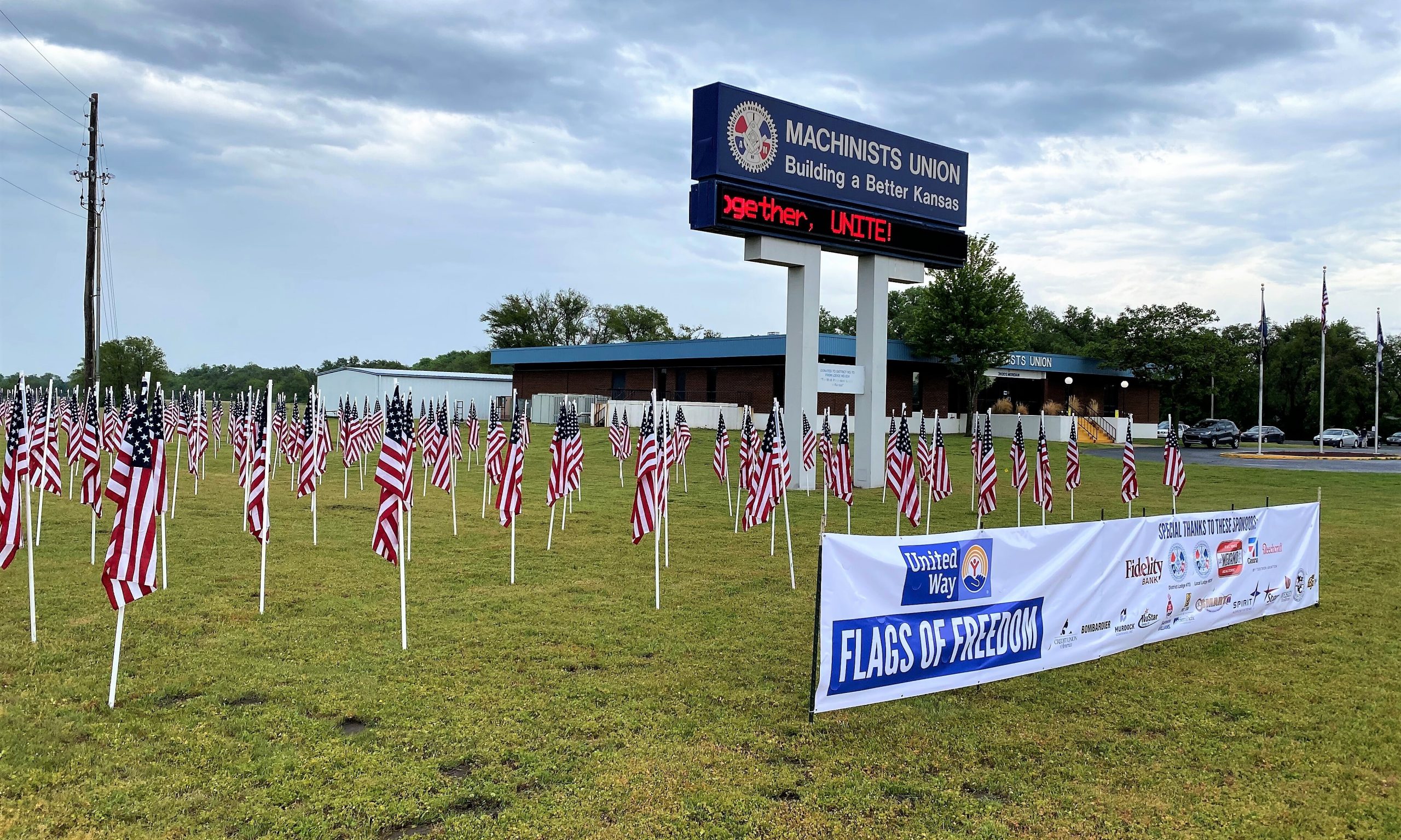 Wichita District 70 Salutes U.S. Military with Flags of Freedom Memorial Weekend Program