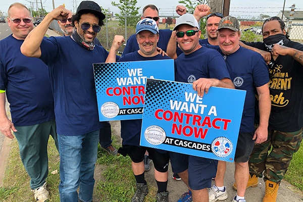 Canadian Machinists Join Calls for Cascades Containerboard to Ink a First Contract with District 65 Members