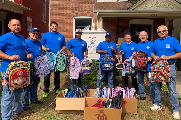 IAM Local 778 Donates School Supplies