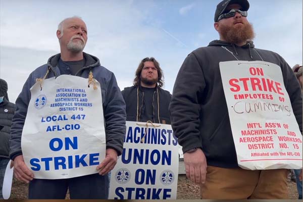 Local Community Joins Rally for New England Machinists Members on Strike at Cummins