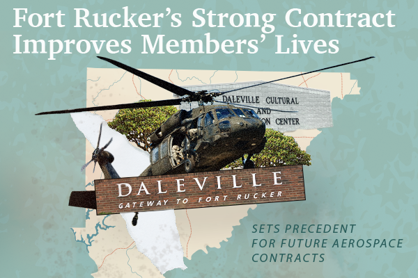 Fort Rucker’s Strong Contract Improves Members’ Lives and Sets Precedent  for Future Aerospace Contracts