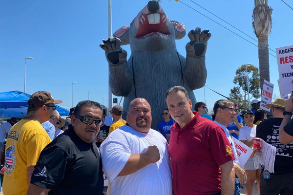 Striking Machinists Union San Diego Auto Techs Rally with Labor Leaders, Elected Officials on Labor Day