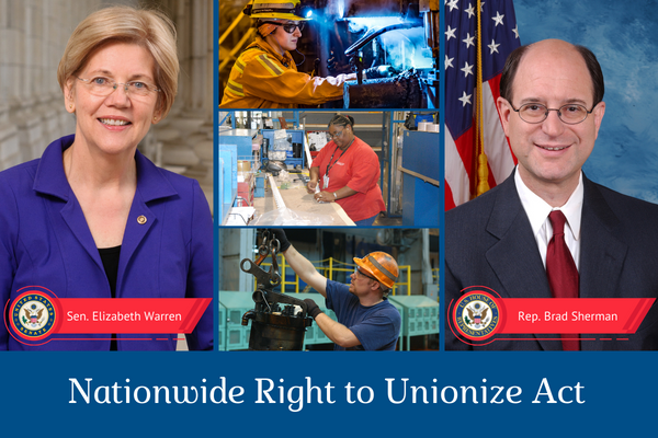 IAM Urges Members of Congress to Cosponsor Nationwide Right to Unionize Act