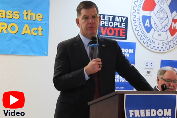 Labor Secretary Walsh Visits Historic Miami Local 368