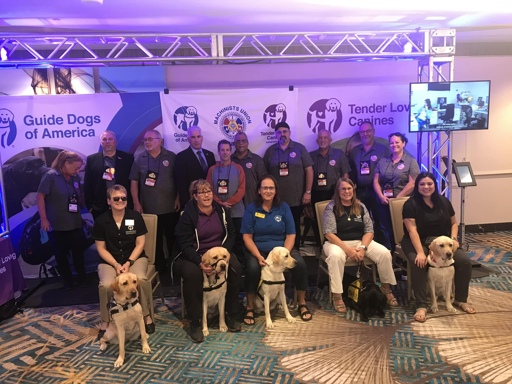 Machinists Union Commemorates National Philanthropy Day, Applauds the Work of Guide Dogs of America