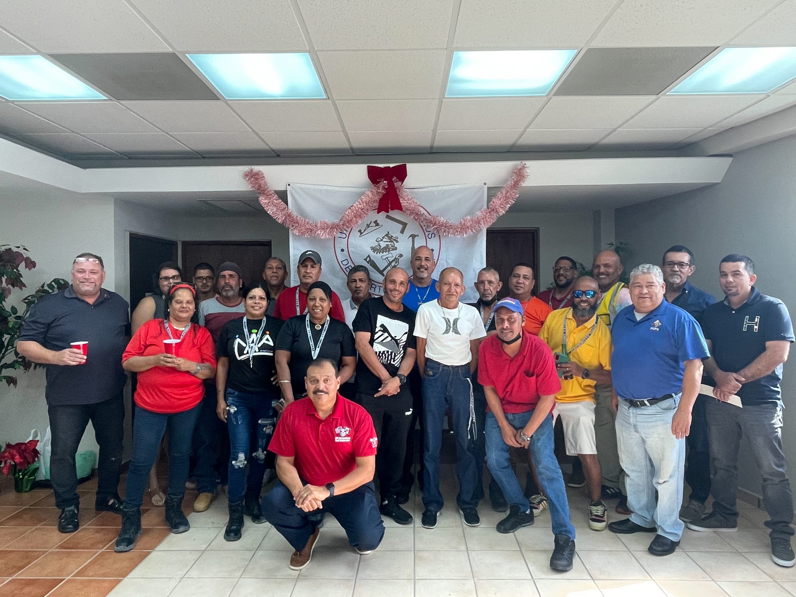 Puerto Rico IAM Local 2252C Strategizes for 2023 as It Celebrates Holiday Gathering