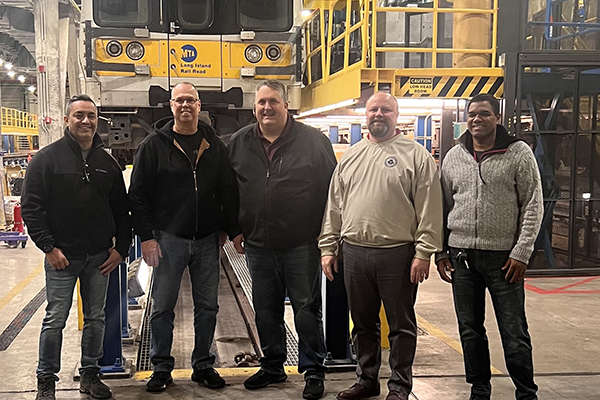 Rail Division Leadership Visits Long Island Rail Road Members