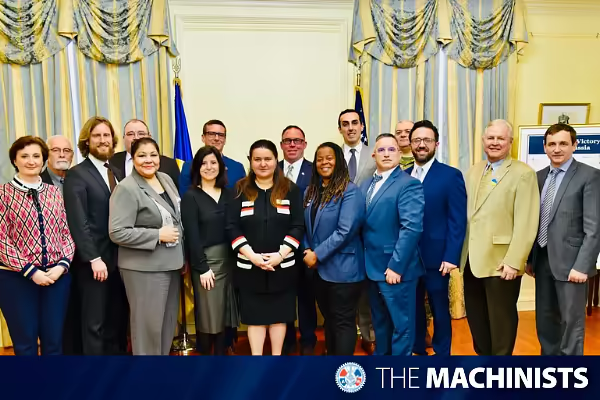 Machinists Union Meets with Ukrainian Ambassador, Pledges Continued Support in Fight for Freedom