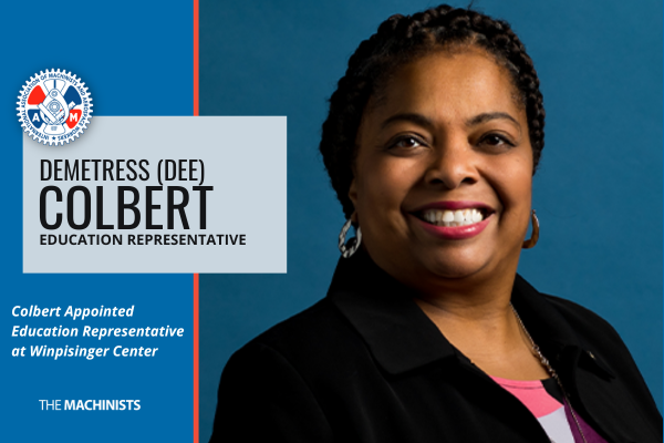 Colbert Appointed Education Representative at Winpisinger Center
