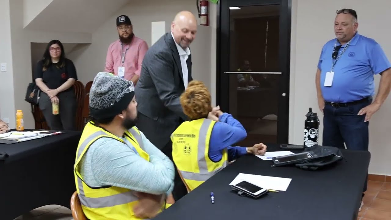 IAM Southern Territory Visits Local 2252C Carpenters Training in Puerto