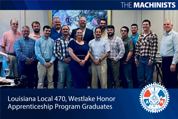 Louisiana Local 470, Westlake Honor Apprenticeship Program Graduates
