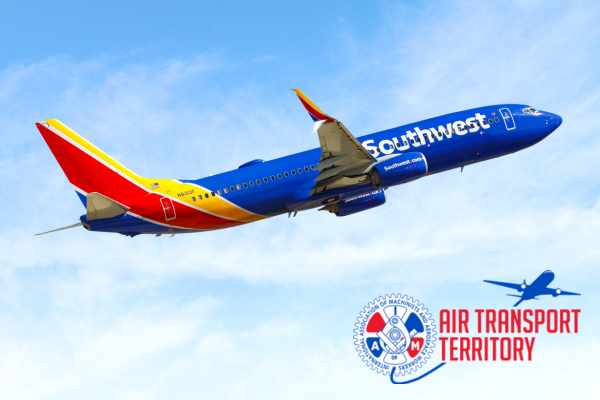 IAM Air Transport Territory, District 142 Negotiates Increased Retirement Security for 9,000+ Southwest Airlines Members