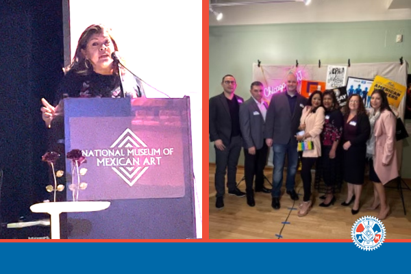 GST Cervantes Delivers Keynote Address at Chicago Jobs with Justice’s ‘2023 Fiesta de las Rosas’