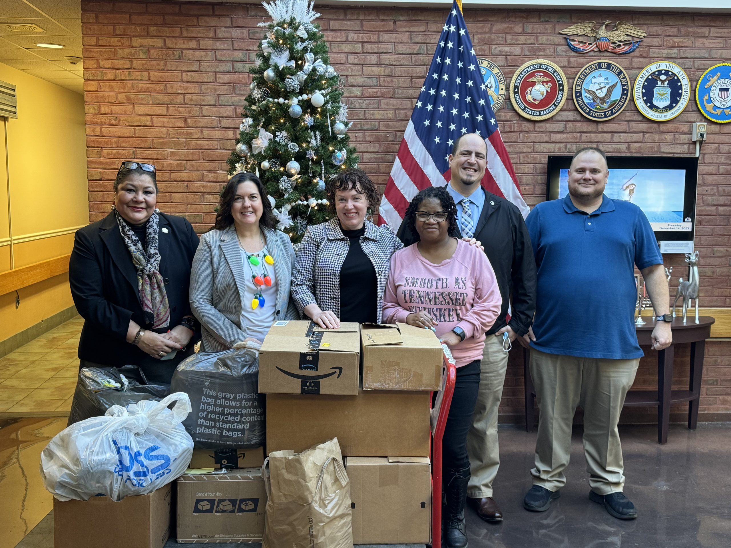 IAM Staff Spread Holiday Cheer at Southern Maryland Veterans Home