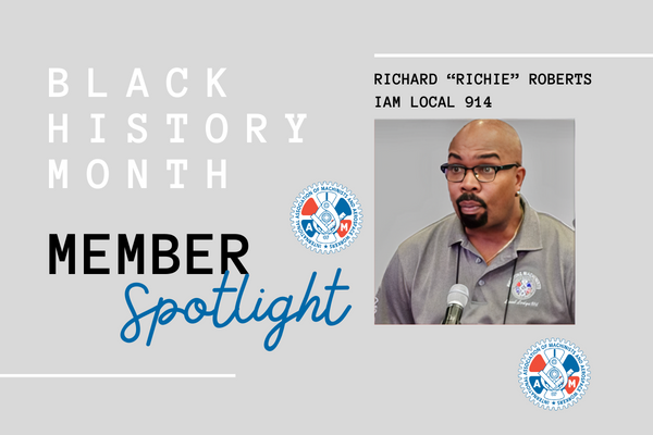 Celebrating Black History: IAM Spotlights Richard ‘Richie’ Roberts
