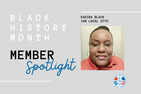 Celebrating Black History: IAM Spotlights Kahira Black
