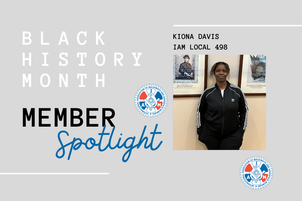 Celebrating Black History: IAM Spotlights Kiona Davis