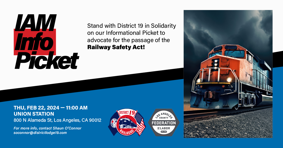 Rail Workers to Unite for Safer Communities in Los Angeles