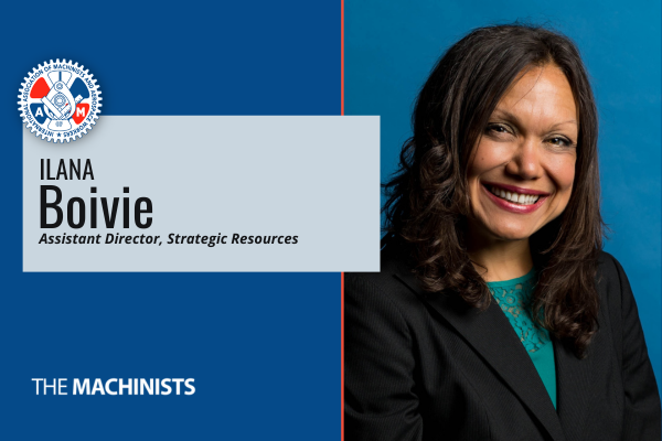 Ilana Boivie Appointed IAM Assistant Strategic Resources Director