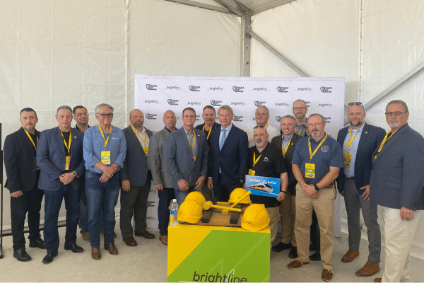 IAM Rail Division Attends Brightline West Groundbreaking in Las Vegas