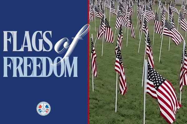 IAM District 70, United Way of the Plains Host Fourth Annual Flags of Freedom Event in Wichita