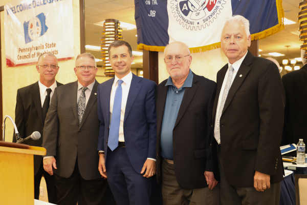 Pete Buttigieg Fires Up Pennsylvania IAM Union Members as Election Efforts Ramp Up