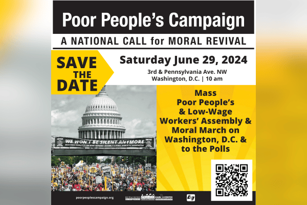 IAM Members to Join Poor People’s Campaign for Moral Revival in D.C.