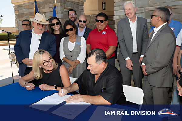 IAM Rail Division Joins Historic Initiative to Provide Union Labor for West Coast High-Speed Rail