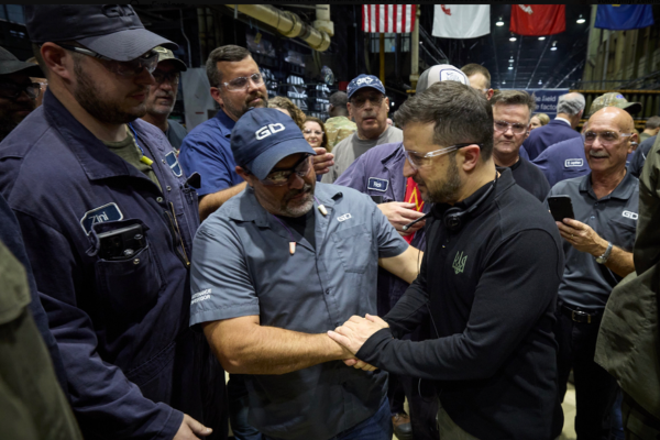 ‘Victory in the Field Begins in the Factory’: Ukrainian President Thanks IAM Local 847 Members in Visit to Pennsylvania Ammunition Facility