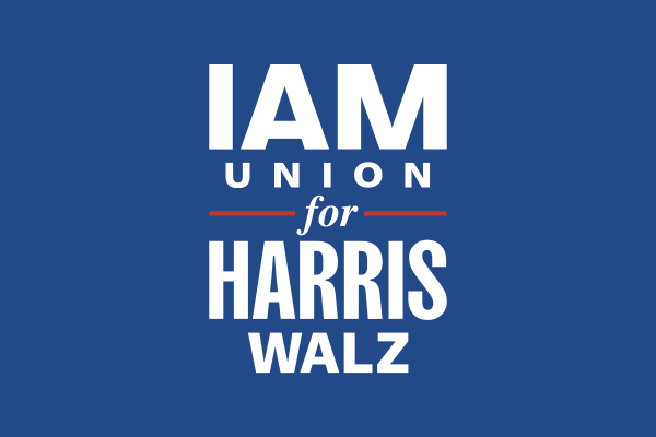 600,000-Member IAM Union Endorses Harris-Walz Presidential Ticket